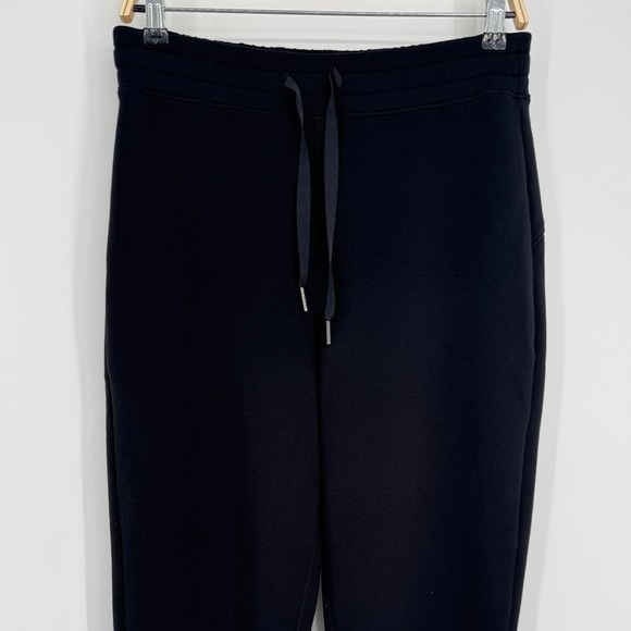 Spanx AirEssentials Tapered Pant Large Black Athleisure Minimalist Lounge Travel - Picture 4 of 10